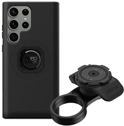 Quad Lock Stem Cap Bike Mount Kit with MAG Phone Case for Samsung Galaxy S23 Ultra