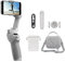 DJI OSMO Mobile SE - Gimbal per smartphone con custodia in pelle PU, stabilizzazione a 3 assi, maneggevole, per iPhone Android con ShotGuides, ActiveTrack 6.0, stabilizzatore Vlog, colore: Grigio