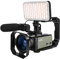 BAFEIYA Registratore per videocamera Vlogging con videocam Telecamere Live Streaming KIT Videocamera Professionale 4k Zoom Ottico 12x 3.5 Touch Screen Videocamera Vlog
