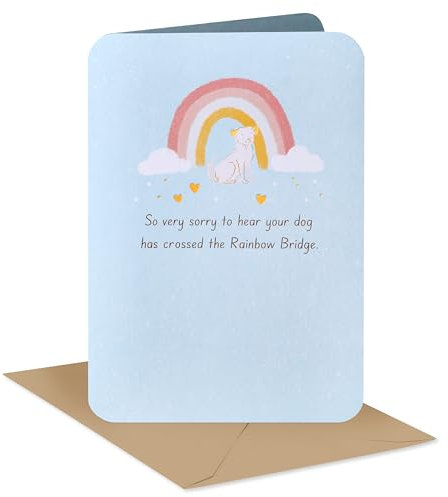 American Greetings Trauerkarte für den Verlust des Hundes (Ruhe und Trost)