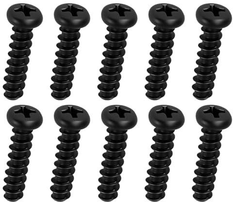 10Pcs M4x12mm Tapping Screws - TV Stand Replacement Screws for Samsung 6003-001782 Base & Guide Stands, Universal TV Mounting Hardware Kit