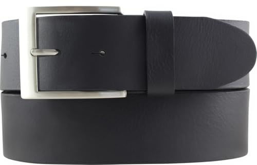 BELTINGER Jeansgürtel aus Vollbüffelleder 5 cm | Leder-Gürtel für Herren 50mm | Breiter Herren-Gürtel aus echtem Leder
