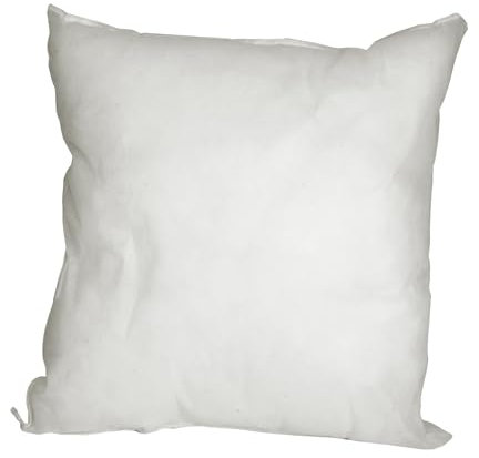 Groves 16” Cushion Pad – 40 x 40cm Plump Pillow Inner, Stuffer Inserts for Cushion Covers, Hollow Fibre Stuffing for Decorative, Cross Stitch Cushions