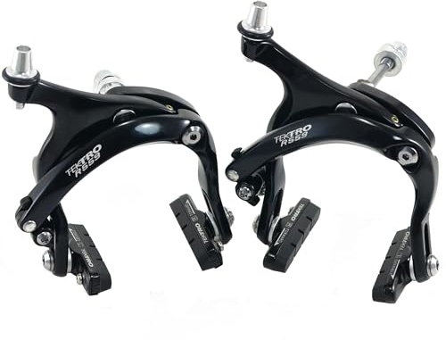 Tektro R559 Caliper Brake Set Long Reach 53-73mm Nutted Mount, Black, ST1491
