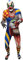 Morphsuits Clown Ork Jaw Dropper Monster Kostüm, Halloween und Karneval - M (150cm-162cm)