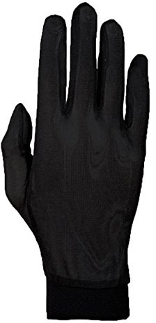 Roeckl Erwachsene Silk Unterziehhandschuhe, Schwarz, S