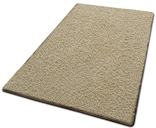 casa pura Teppich Wohnzimmer Beige Flauschiger Teppich 160x230cm Läufer, weicher Wohnteppich Deko für Schlafzimmer, Kinderzimmer, Flur mit antirutsch Unterseite, Shaggy Hochfloor Barcelona