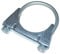Exhaust Silencer Mild Steel Clamps (48mm)