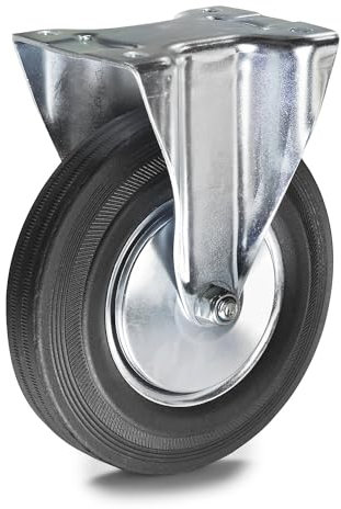 Proroll | Vollgummi-Reifen | Rad-Ø x Breite 80 x 25 mm | Bockrolle