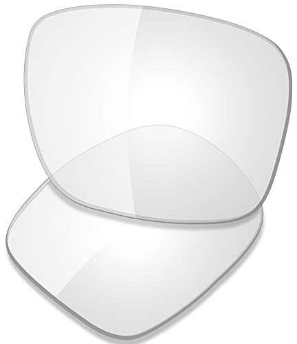 Saucer Verres de rechange haut de gamme pour lunettes de soleil Oakley Holbrook OO9102 High Defense – HD Clear