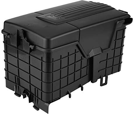 Batterie Staubschutz Autobatterien Fachdeckel Auto Kunststoff Batteriefachdeckel Staubschutzbox für Passat B6 MK5 MK6 A3 1KD915335