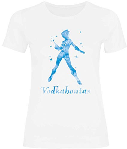 Royal Shirt Damen T-Shirt Vodkahontas, Größe:M, Farbe:White
