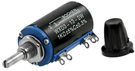 WXD3-13 Potentiometer, drehbar, 1K Ohm, 2W, mit Knopf