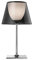 Flos KTribe Table 1 Tischleuchte aus Poliertem Zamakdruckguss in der Farbe Fumee, Maße: 20,6cm x 56cm, F6263030
