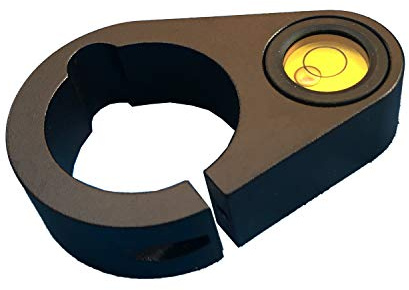 Mountlaser Circular Bubble Level Vial | for 32mm 1.25 OD GPS Survey Pole Aluminium Carbon Fibre Rod(40 Minute)