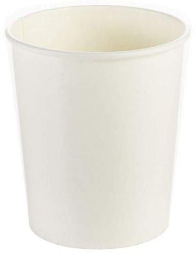 50 White Paper Soup Containers Cups with Lids Heavy Duty 26oz Hot Food Cafe Takeaway Bistros Storage