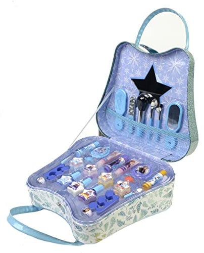 Lip Smacker Frozen II Weekender - Maletín de Fin de Semana y Set de Maquillaje para Niñas - Maquillaje Frozen - Neceser Maquillaje y Accesorios en un Estuche Mágico