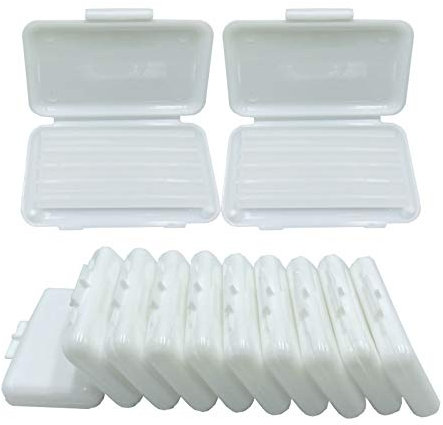 Kieferorthopädisches Wachs für Zahnspangen, Dentalwachs Zahnspangenträger-Wachs zur Linderung von Reizungen und Schmerzen, Zahnpflegesets, 10 Stück, Weiß