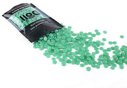 Mr. Gadget Solution® 100g Hard Wax Beads Beans, Facial Arm Leg Depilatory Solid Hot Film Waxing Pellets Body Bikini Hair Removal- TEA TREE