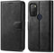 GAPlus Alcatel 1S/ 3L 2021 Leather Case - Premium Wallet Case Leather Flip Cover [Card Holder] [Magnetic Closure] For Alcatel 1S/ 3L 2021 Black