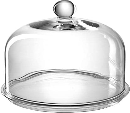 LEONARDO HOME 066653 Tortenplatte LIMITED EDITION 31,5 cm + Glashaube, Glas