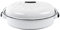 GRANITEWARE | Cocotte Ovale Roaster | Format moyen 4L | Acier émaillé blanc| Ultra-légère | Ne se tâche pas, facile à nettoyer