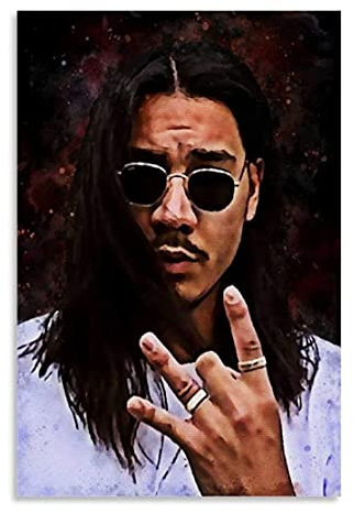 TSALF Leinwand Wandkunst Malerei Kein Rahmen Baozou Apache 207 Berühmter Rapper Xr80Sy Poster Dekoration Wohnzimmer Schlafzimmer Malerei 50x70cm