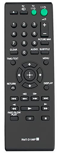 RMT-D198P VINABTY Replaced Remote Fit for Sony CD/DVD Player DVP-SR170 DVP-SR370