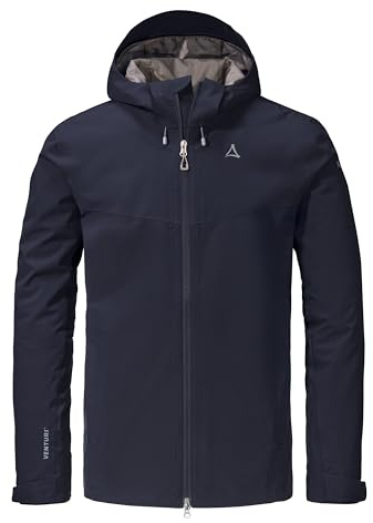 Schöffel Herren 2L Jacket Ankelspitz M, bequeme Outdoor Jacke, wasserdicht & atmungsaktiv, Regenjacke aus elastischem Venturi Material, praktische Innentasche