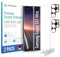 smartect TPU Protector de Pantalla [2 + 2 Piezas] para Samsung Galaxy S23 Ultra, Pantalla + Cámara, Cubre toda la Pantalla, Película Protectora sin Burbujas, Anti-huella