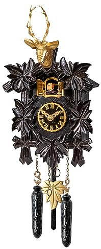 Engstler Quarz Kuckucksuhr 5-Laub, Vogel