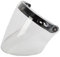QLASIC Windschutz UV Schutz Ersatz Visier Universal 3 snap Motorradhelm Linse staubdicht und Winddicht Open Face Helm Half Face Helm Windschutzscheibe Zubehör (Color : 3)