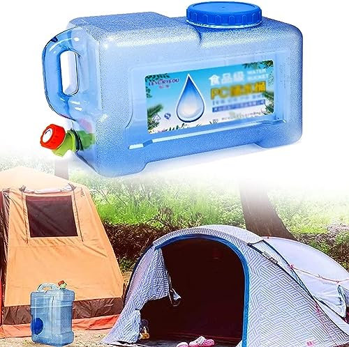 Sacca for Acqua Contenitore for Acqua Portatile, in plastica con Rubinetto Serbatoio for Interni/Esterni Materiale for PC di Grado Alimentare for Tavolino da Salotto da Campeggio (Size : 8L) ( Size :