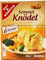 Gut & Günstig Semmel-Knödel im Kochbeutel fein gewürzt, 4er Pack (4 x 200g) Ideal zum Sonntagsessen, Festessen und zum Braten | 4 x 6 Knödel im Kochbeutel