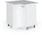Vicco Eckschrank für Hausrat R-Line, Weiß Hochglanz, 75.6 cm mit Tür, mit Arbeitsplatte