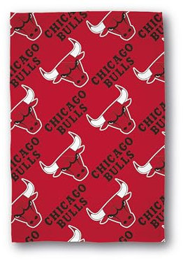 Character World NBA Offizielle Fleece-Überwurfdecke, superweich, Chicago Bulls Design, warmes, superweiches Gefühl, roter Basketball-Überwurf, perfekt für Zuhause, Schlafzimmer, Übernachtungen und