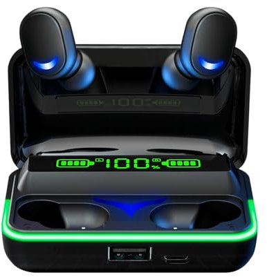 Rebel SN-E10 Cuffie senza fili con Powerbank Bluetooth 5.0 Microfono integrato SLU0062