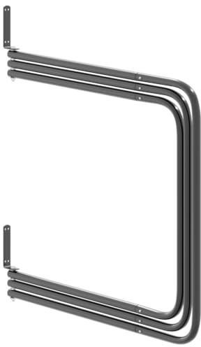 vidaXL Soporte para manta de montura 3 brazos hierro negro