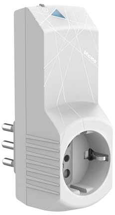 Bticino Smart home Presa plug-in connessa wi-fi Bianco S3624DC Presa connessa (standard italiano 16A) Living Now con Netatmo