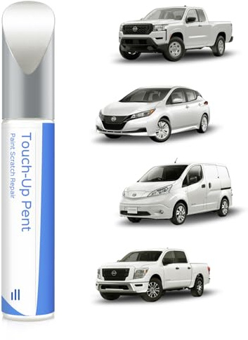 QAK Glacier White/White Lackstift für Nissan – Exakte Übereinstimmung für Chips und Kratzer