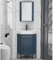 GLMGBP Eckwaschbecken mit Sockel, Eckwaschbecken für Badezimmer, Badezimmerschrank mit Wasserhahn und Abfluss, mit Spiegelschrank, kleine Badezimmerwaschbecken für kleine Räume, für die Garage im I