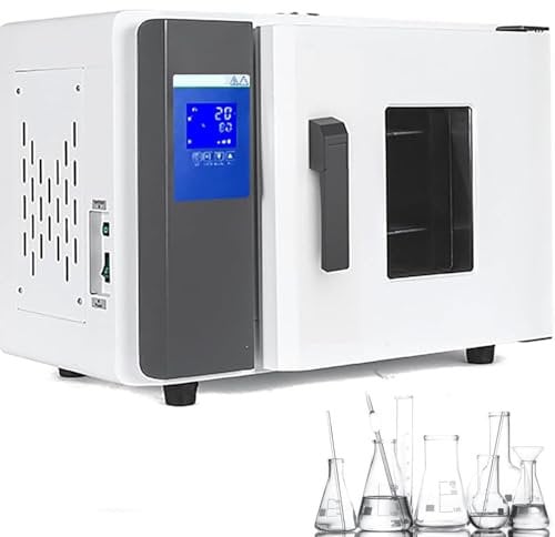YANDDEA Horno de Convección de Laboratorio, Cámara Digital de Calentamiento y Secado Forzado por Aire con Convección Forzada Horno de Circulación de Aire Caliente,Galvanized-42L