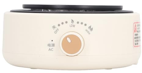 Piastra Elettrica, Riscaldamento A Gradi Piano Di Lavoro Fornello Singolo Fornello Elettrico Portatile Multifunzione Efficiente Sicuro Compatto Impostazione della Temperatura a 2 Livelli for Dormitori