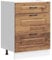 vidaXL Küchenunterschrank Kalmar Altholz-Optik Holzwerkstoff, Spülenunterschrank, Schrank Küche, Lagerschrank, Unterschrank für Küche, Küchenzeile