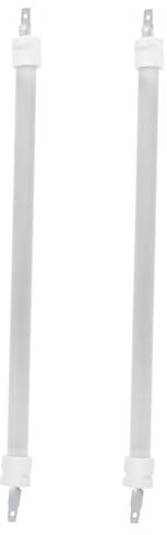 HOMOCONO 2pcs Heating Tube for Electric Patio Heater Efficient Replacement Bulb for Use Heat Lamp Tube for Uniform Heating Applications