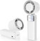 Ventilador Portátil,Ventilador Portátil de mano Recargable viento fuerte y Turbo Ajustable de Velocidad (1-199),Pantalla LED,ventilador portátil plegable 4000mAh para Viajes Actividades al Aire Libre