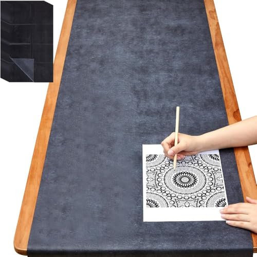 Wzxksoac 2 Blatt 20,3 X 275,6 Großes Graphit-Kohle-Transferpapier zum Nachzeichnen, Schwarzes Gewachstes Kohlepapier