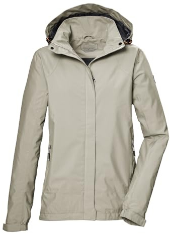 Killtec Damen Kos 51 Wmn Jckt Funktionsjacke/Outdoorjacke wasserdicht mit abnehmbare Kapuze