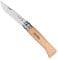 Opinel - N°08 Couteau de Poche en Blister - Lame 8,5 cm Acier Inox - Manche Bois de Hêtre - Usage Quotidien - Bague de Sécurité Virobloc - Fabrication Française