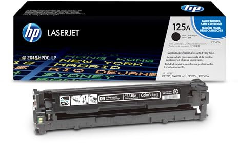 HP 125A (CB540A) Schwarz Original Toner für HP Color Laserjet CP1215, CP1515, CM1312